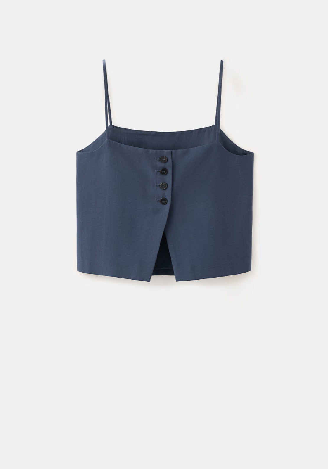 Mango Lyocell Suit Waistcoat - Blue 4 Shaws Department Stores