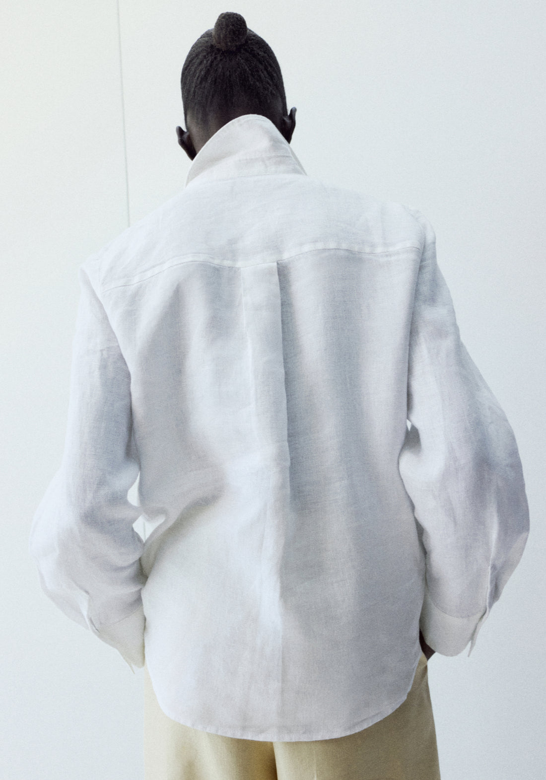 Pocket Linen Shirt - Cream