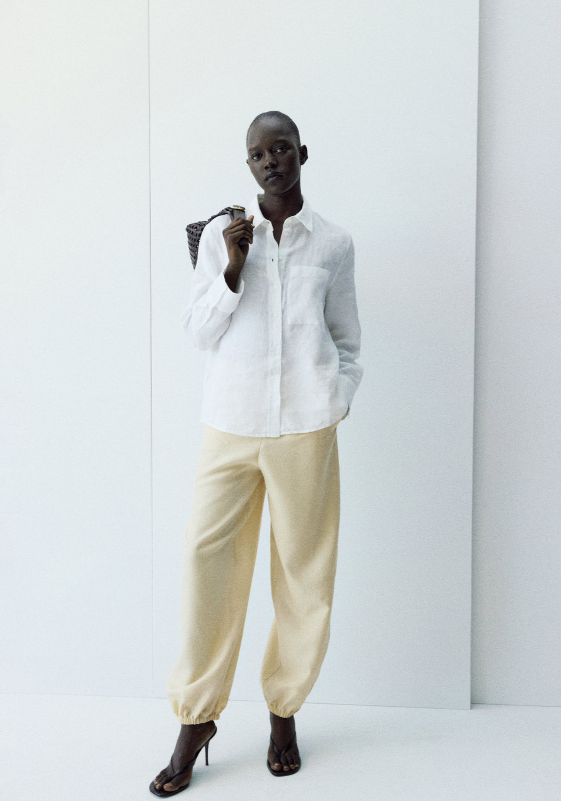 Pocket Linen Shirt - Cream