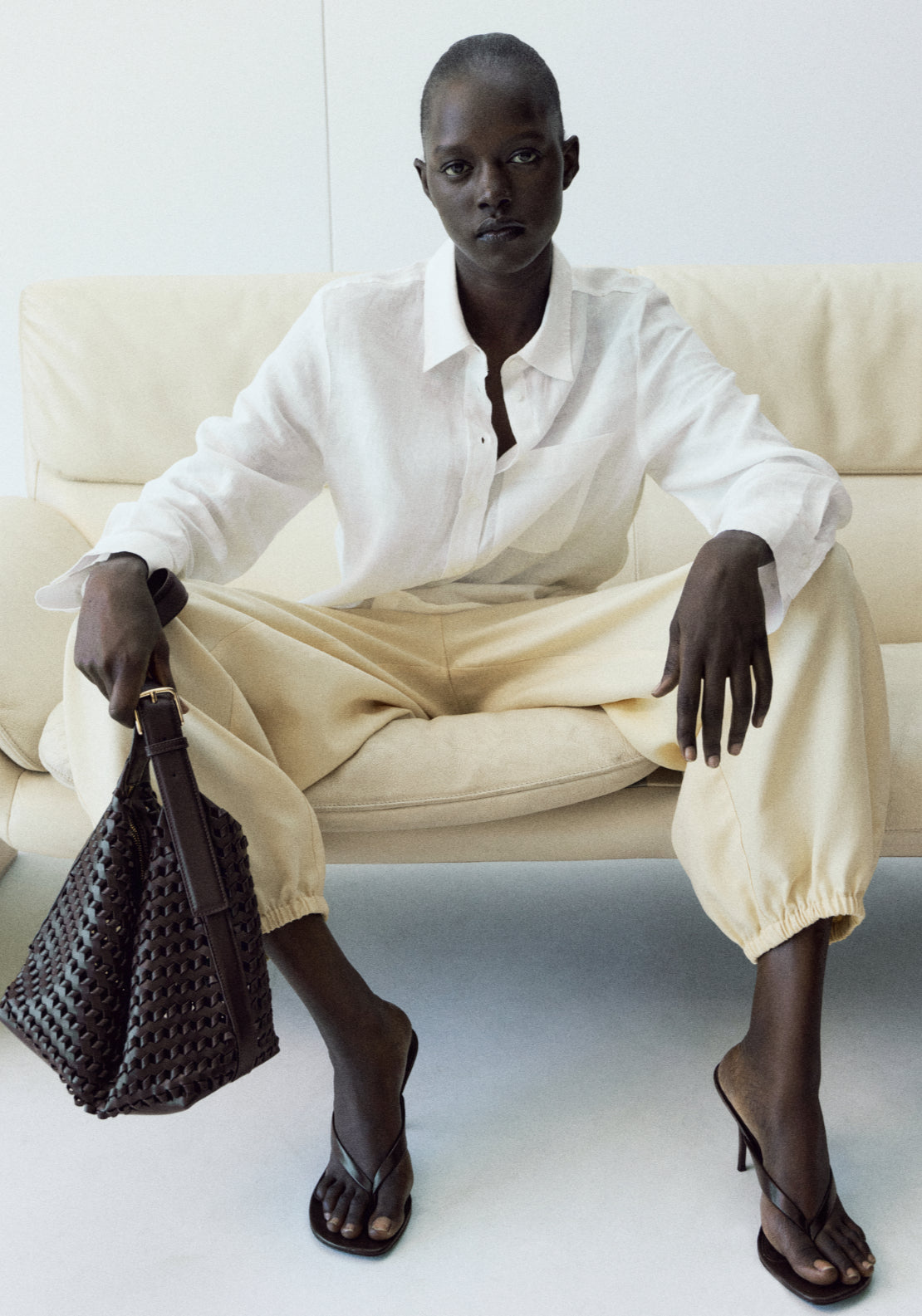 Pocket Linen Shirt - Cream