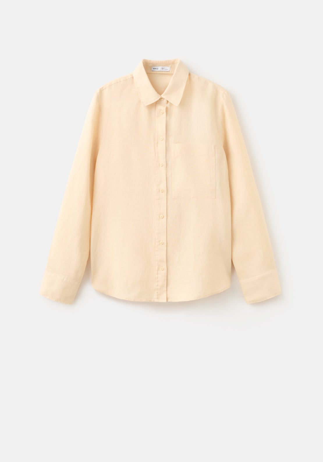 Pocket Linen Shirt - Yellow