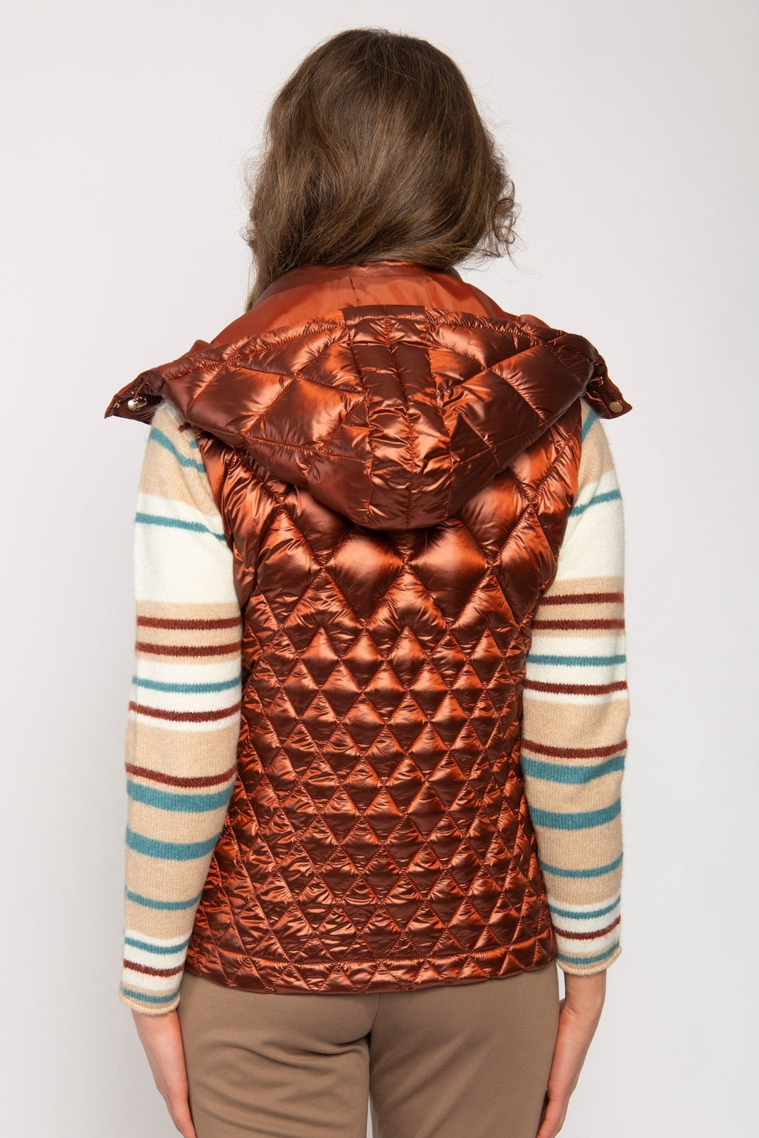 Tea Lane Shot Copper Gilet - Copper 3 Shaws Department Stores