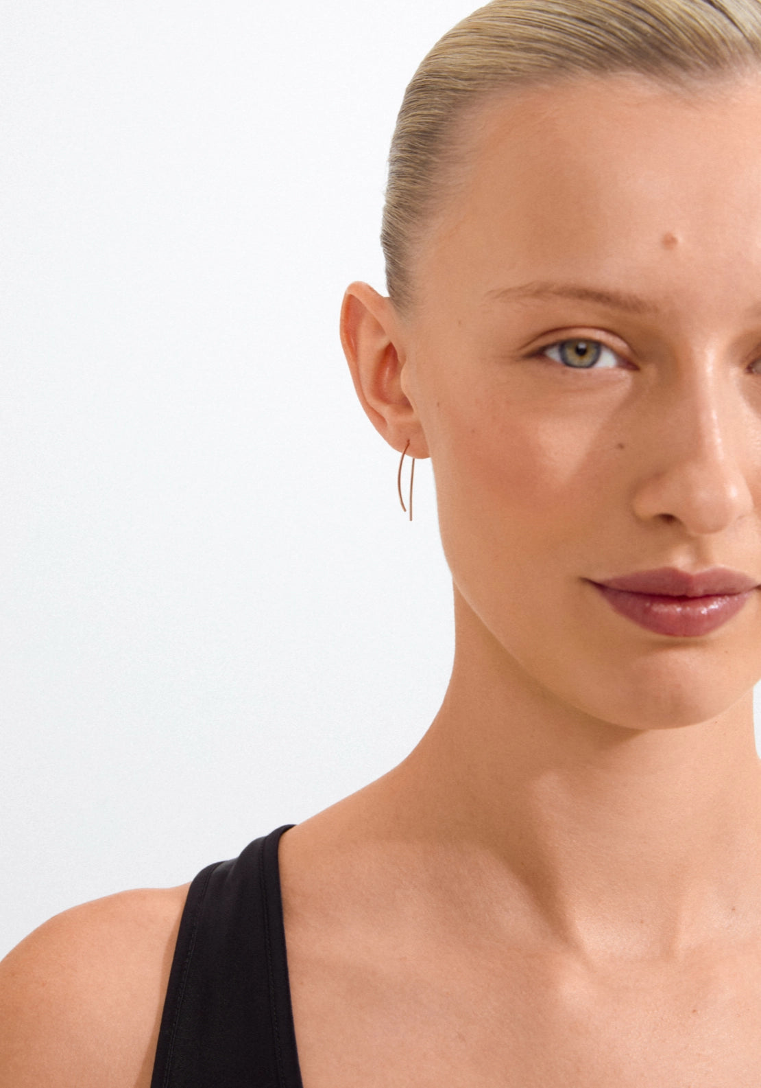 Peony Rose Gold Plated Earrings - Rose Gold Plated