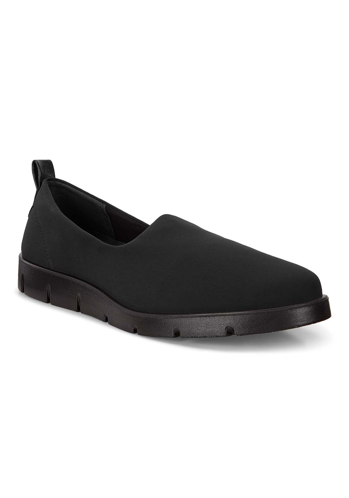 Ecco Bella Flat Casual Slip On - Black 1 Shaws Department Stores