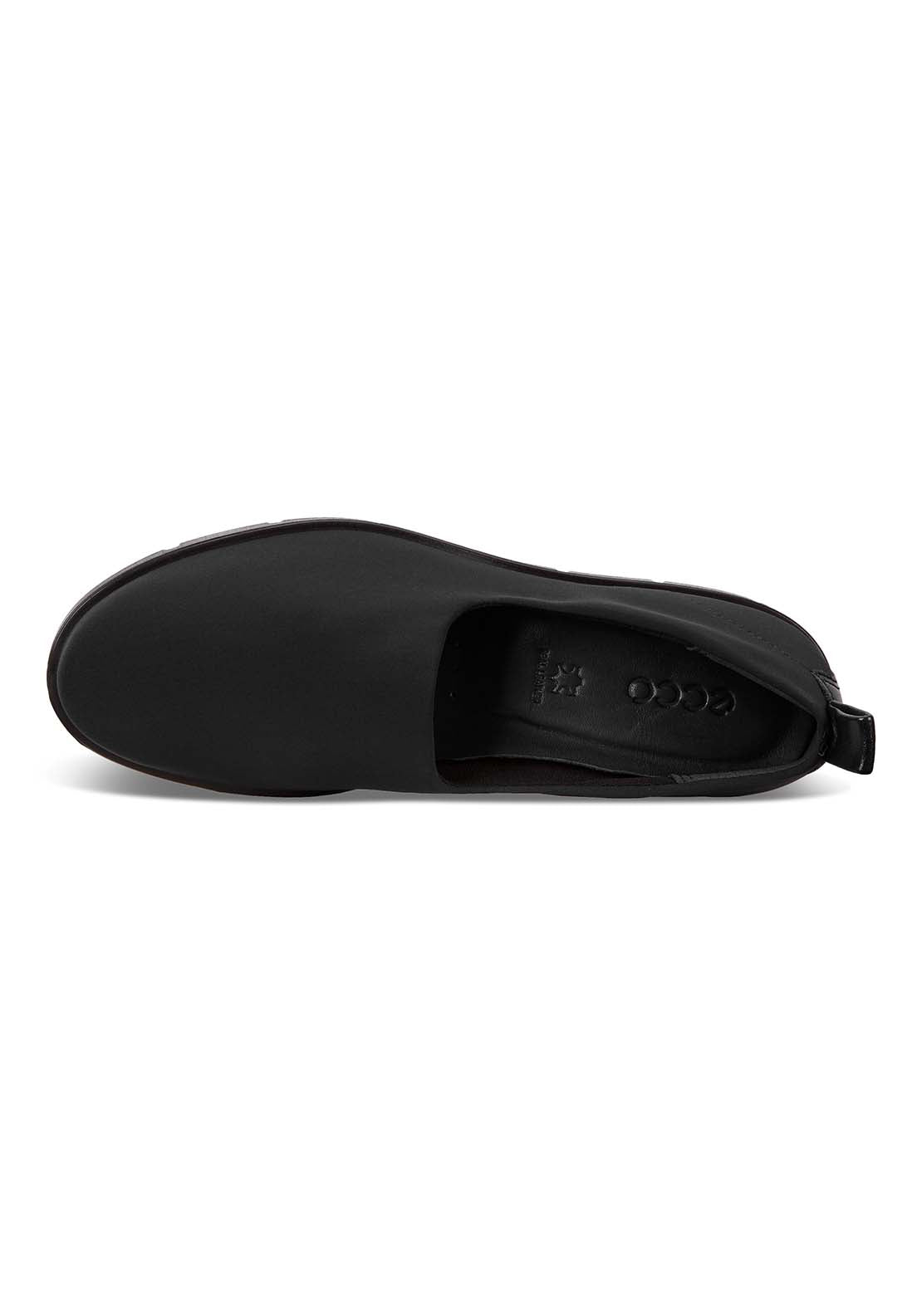 Ecco Bella Flat Casual Slip On - Black 2 Shaws Department Stores