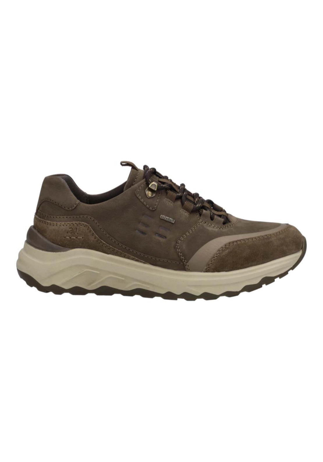 Waterproof Rugged Lace Up Shoes - Brown
