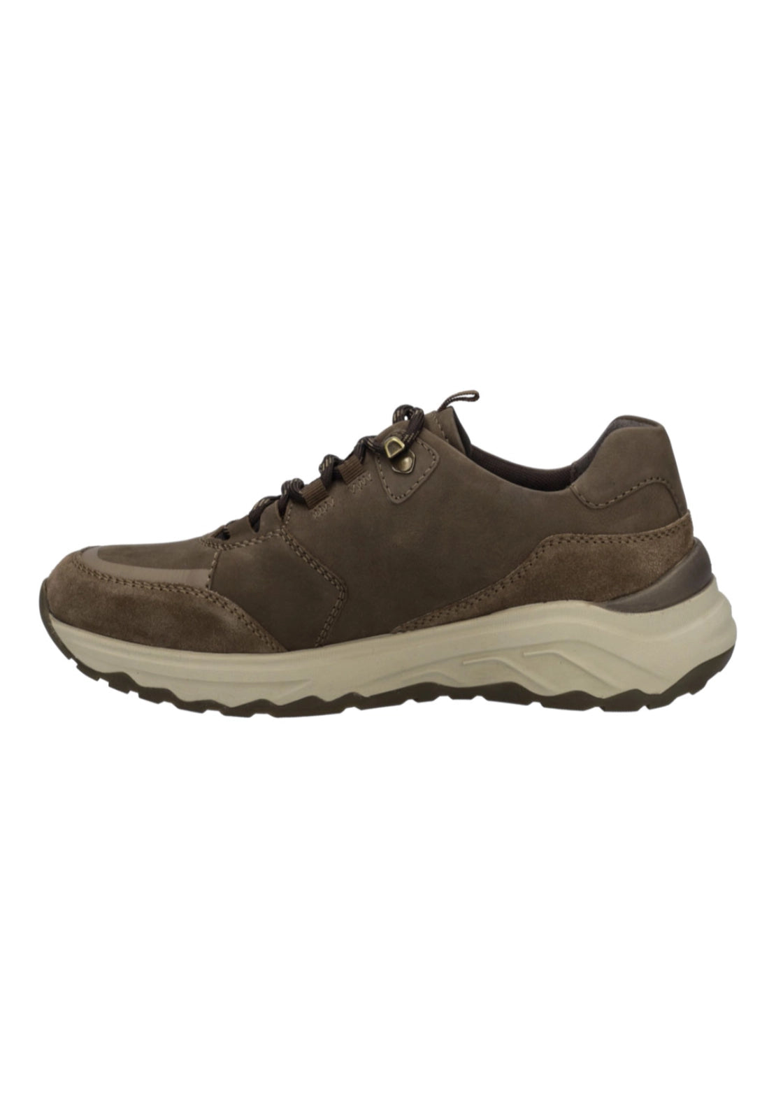 Waterproof Rugged Lace Up Shoes - Brown