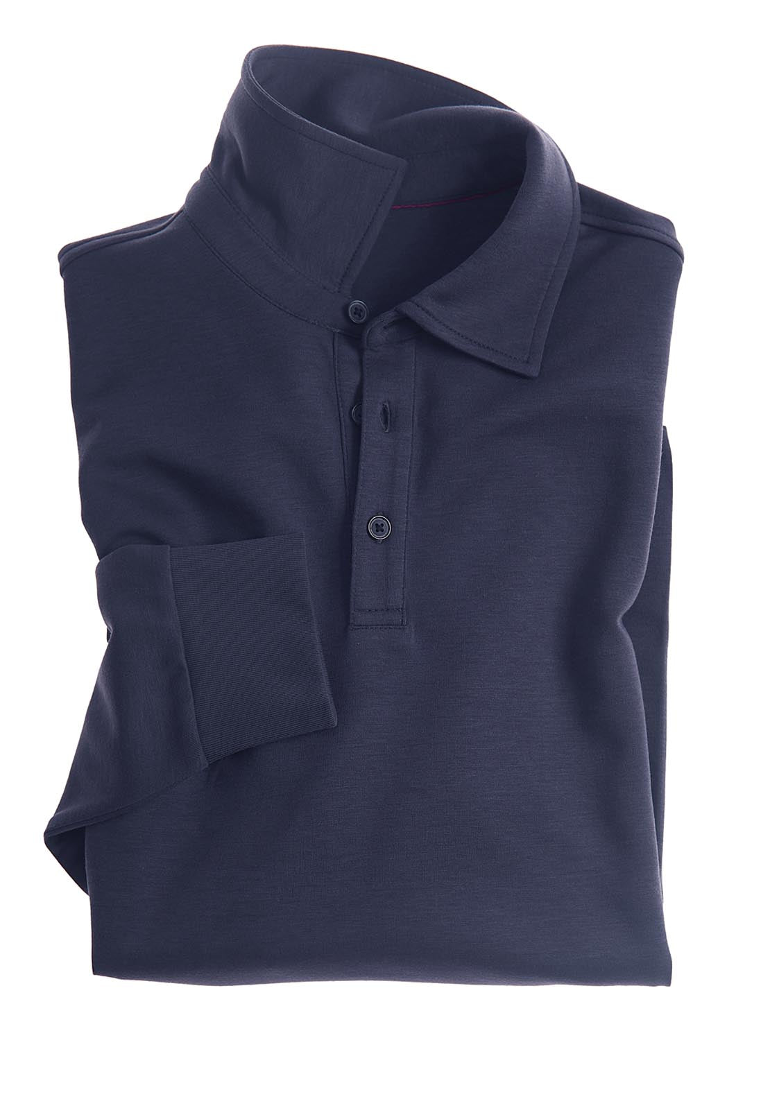 Vedoneire Long Sleeve 3 Button Shirt - Blue 1 Shaws Department Stores