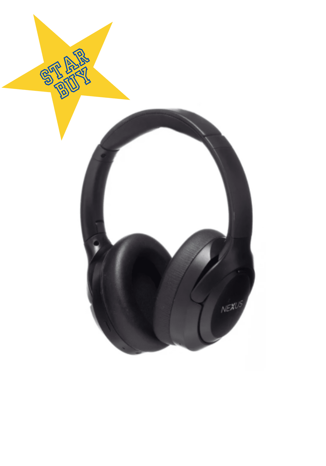 Nexus Wireless Bluetooth ANC Function Over Ear Headphones - Black 1 Shaws Department Stores