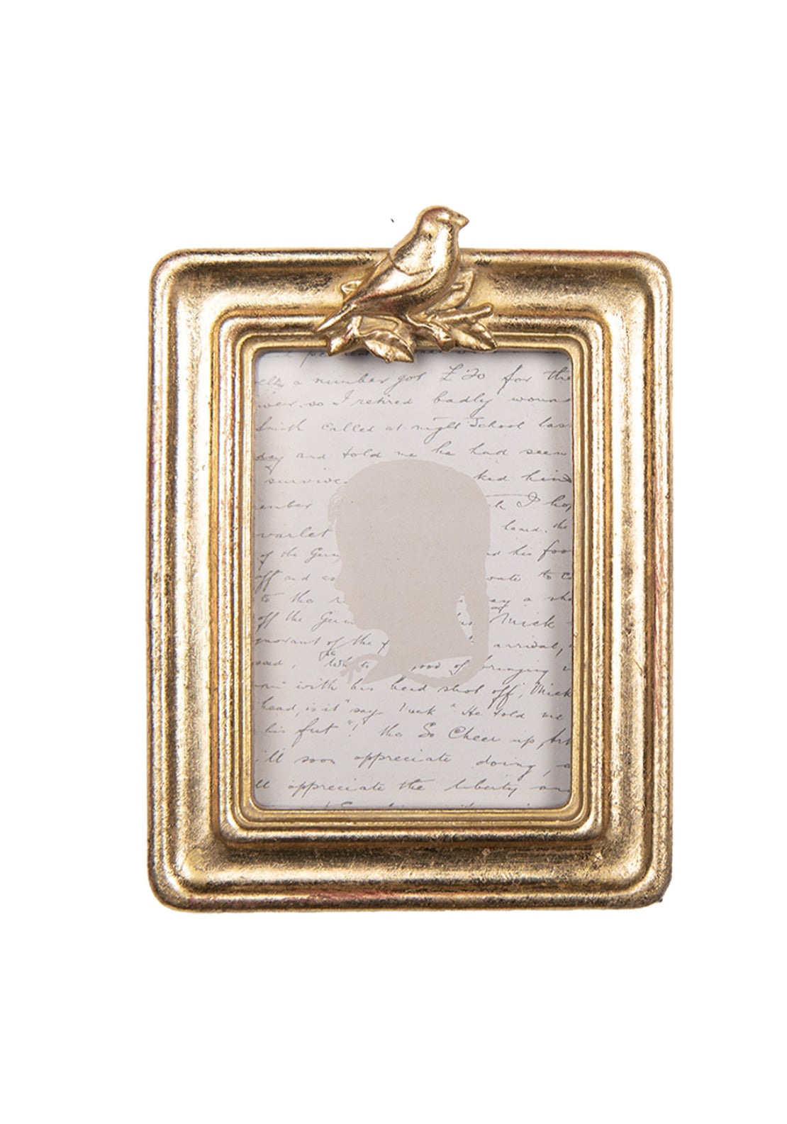 Clayre &amp; Eef Rectangular Shape Photo Frame - Gold 1 Shaws Department Stores