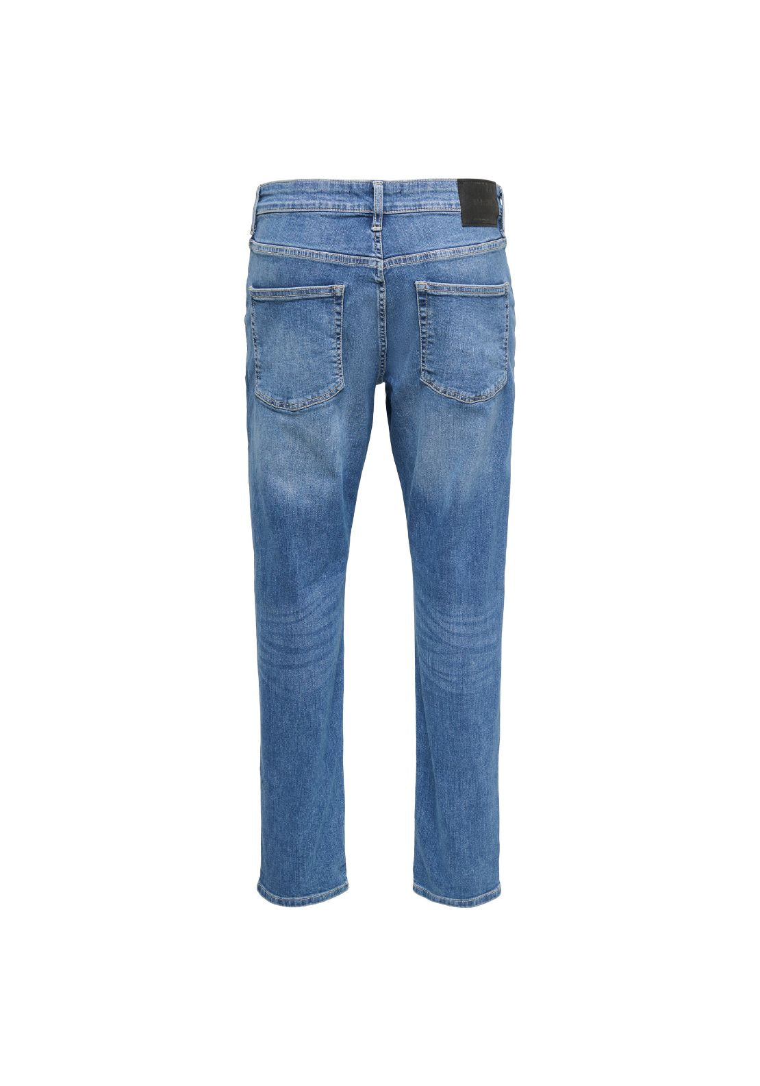 Only &amp; Sons Mid Waist Regular Fit Jeans - Blue 7 Shaws Department Stores