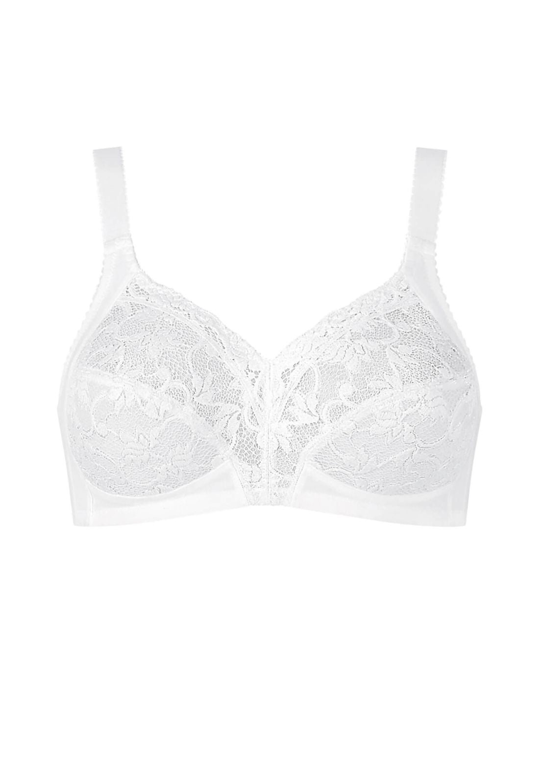 Triumph Delicate Doreen Non-Wired Bra - White 1 Shaws Department Stores