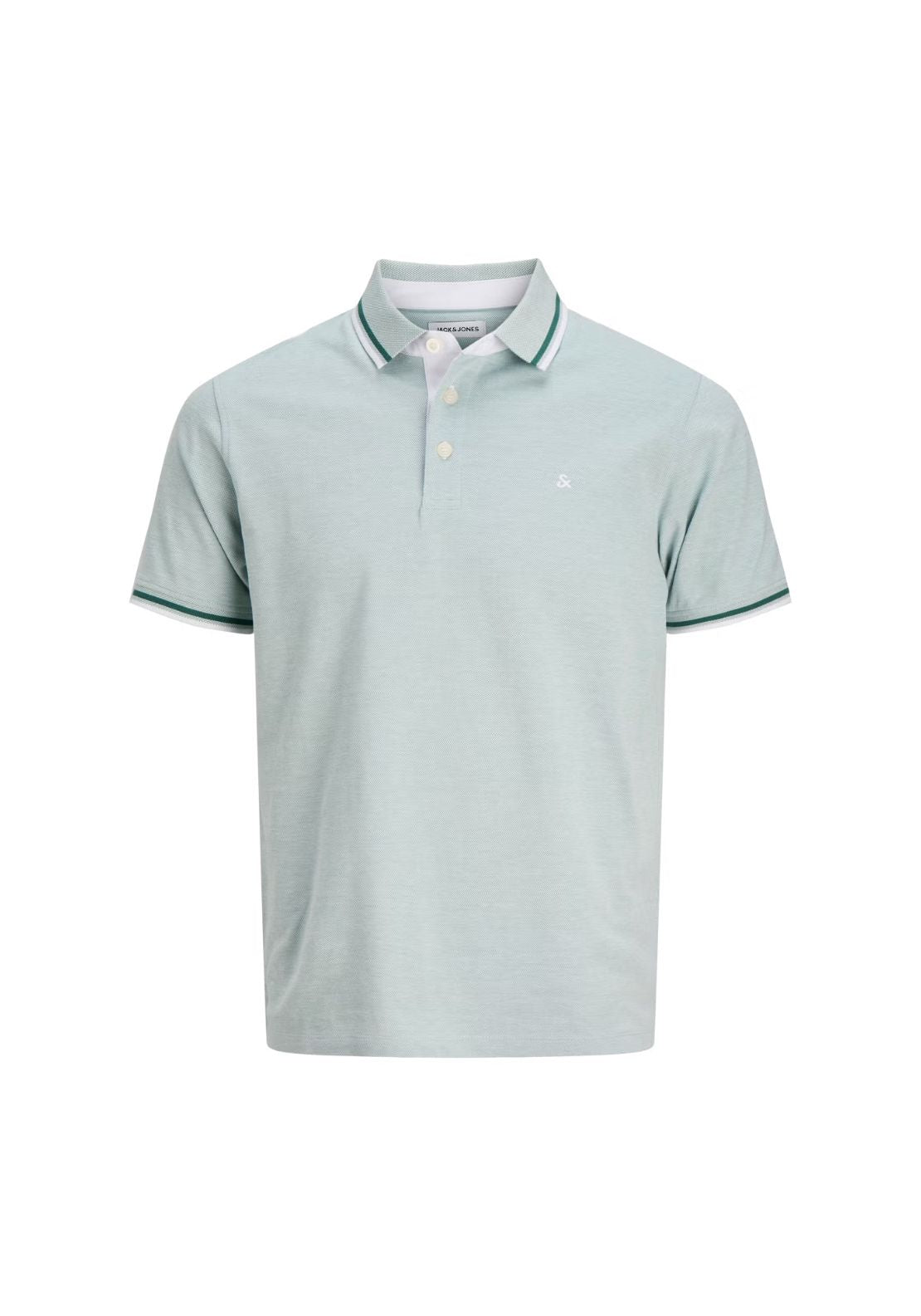 Jack &amp; Jones Paulos Polo Short Sleeve Shirt - Blue 6 Shaws Department Stores