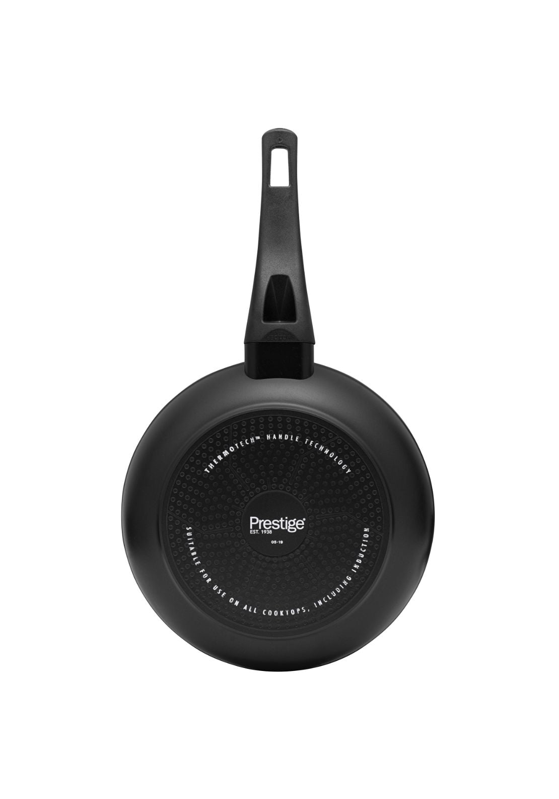 Prestige Thermo Smart Black Round Aluminium Heat Indicator Diamond Infused Non-Stick Frying Pan 30cm 2 Shaws Department Stores