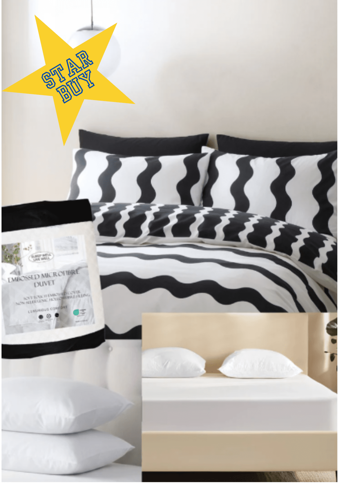 The Home Collection Wave Bedding Bundle - Multi 1 Shaws Department Stores