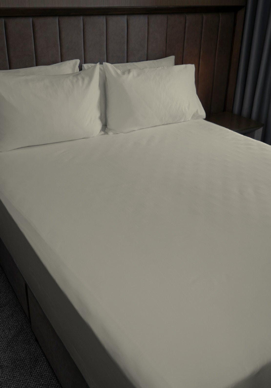 The Home Collection 300 TC Deep Fitted Sheet 35cm - Cream 4 Shaws Department Stores