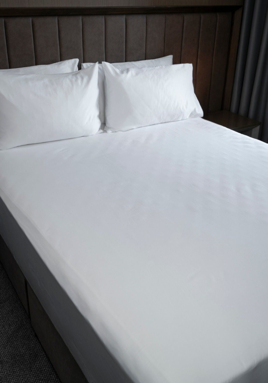 The Home Collection 300 TC Deep Fitted Sheet 35cm - White 4 Shaws Department Stores