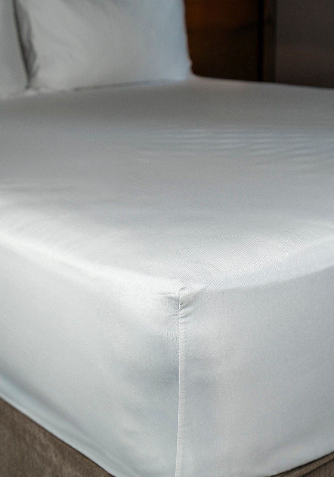 The Home Collection 300 TC Deep Fitted Sheet 35cm - White 2 Shaws Department Stores