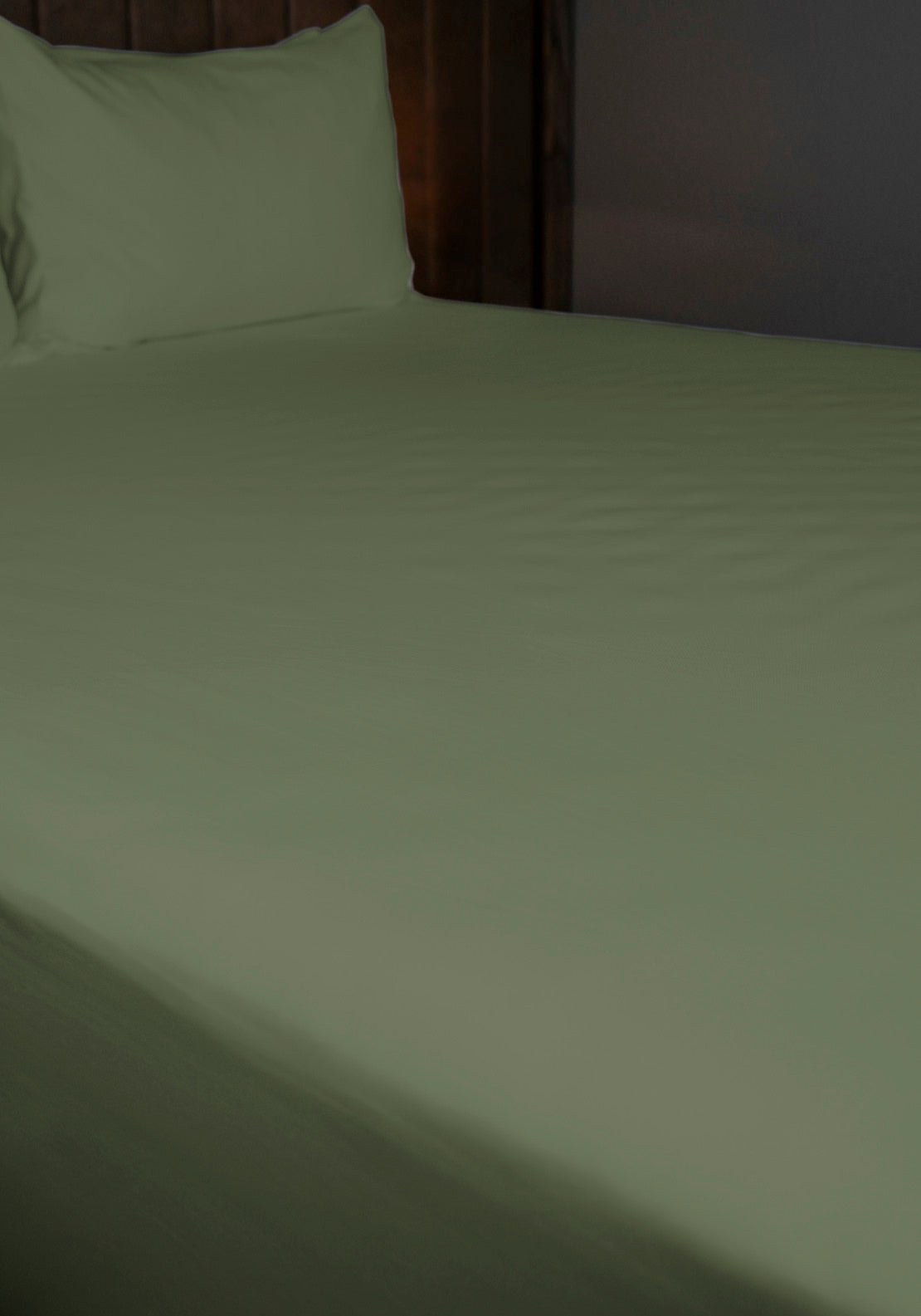 The Home Collection 300 TC Deep Fitted Sheet 35cm - Green 3 Shaws Department Stores