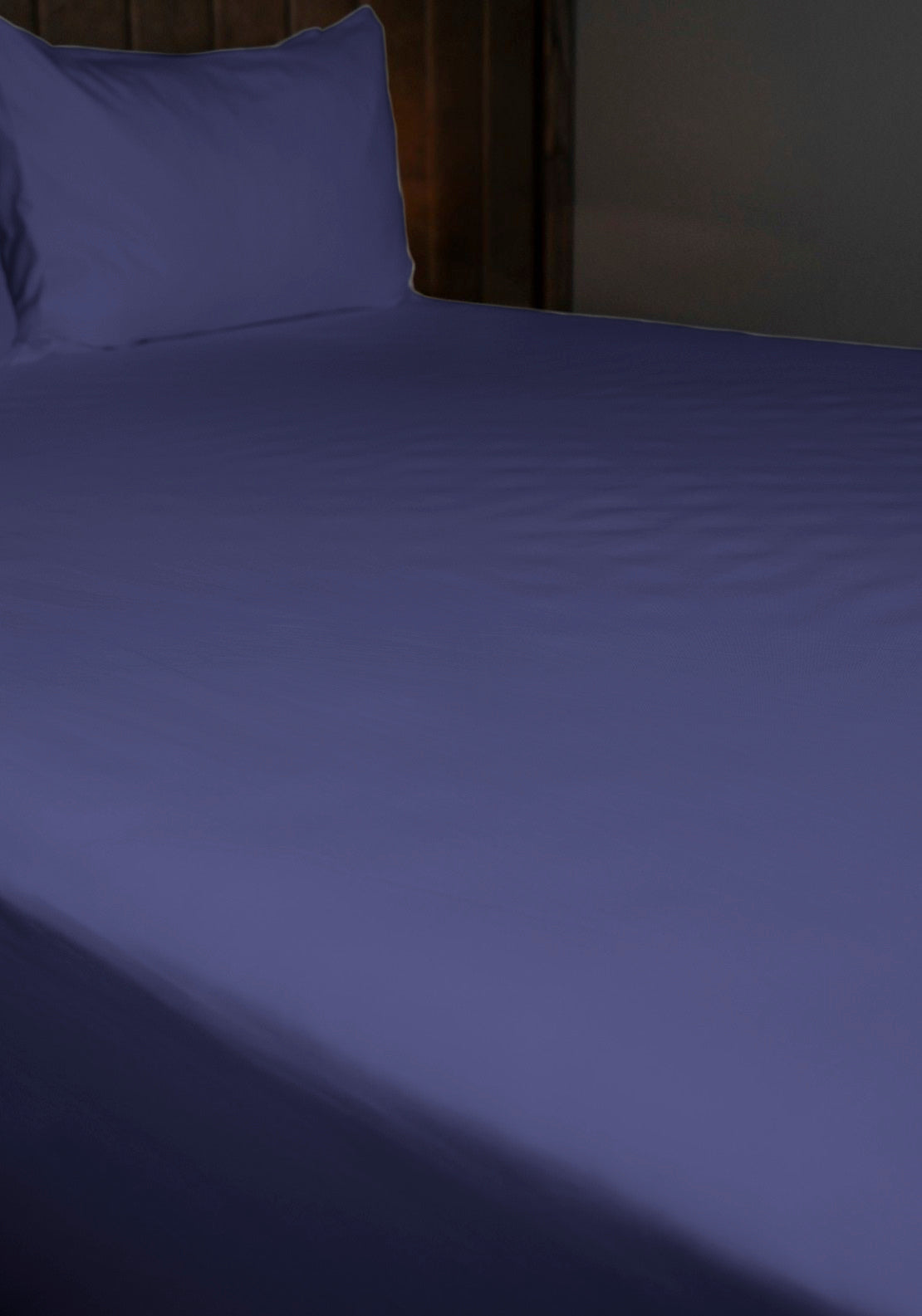 The Home Collection 300 TC Deep Fitted Sheet 35cm - Blue 3 Shaws Department Stores
