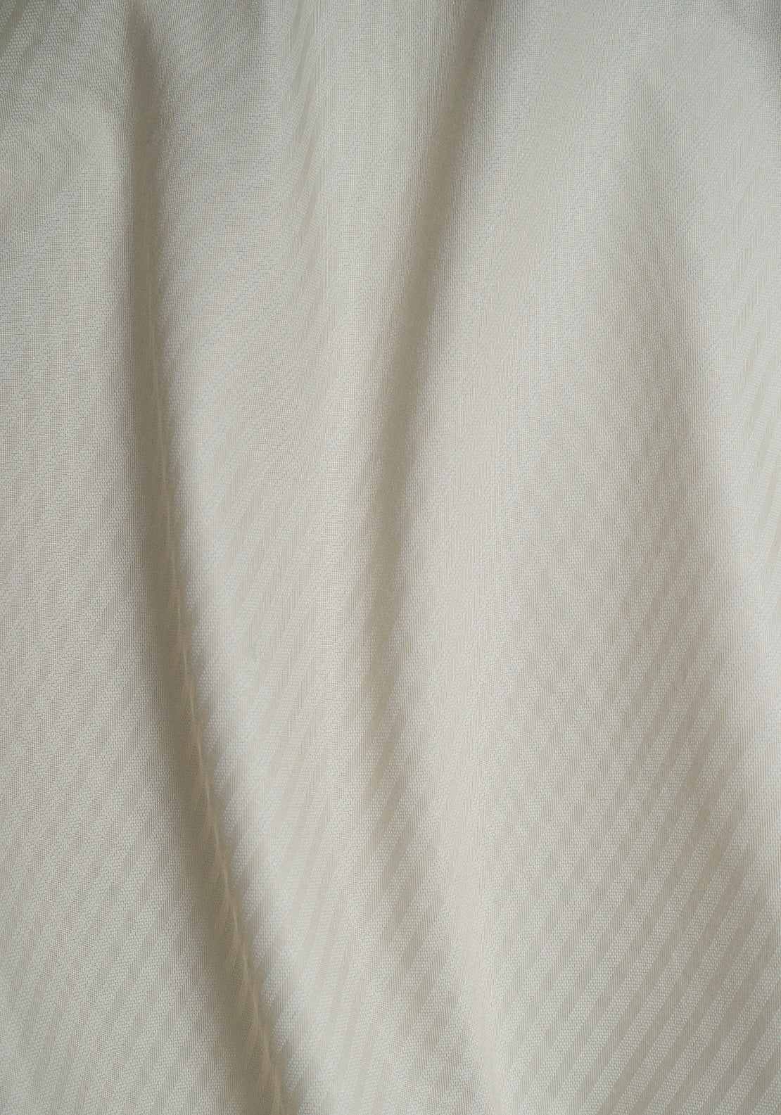 The Home Luxury Collection 300 TC Satin Stripe Fitted Sheet - Cream 6 Shaws Department Stores