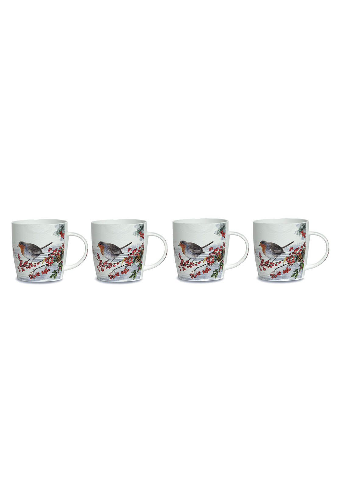 Newgrange Living Robin Bone China Mug Set Of Four 1 Shaws Department Stores
