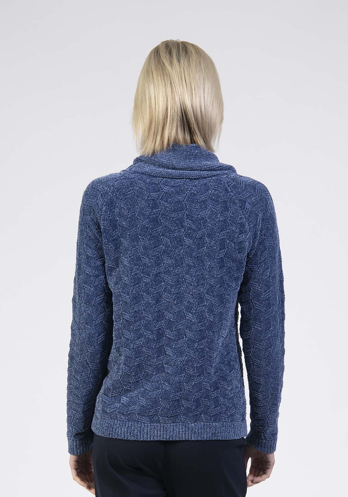 Chenille Sweater - Blue