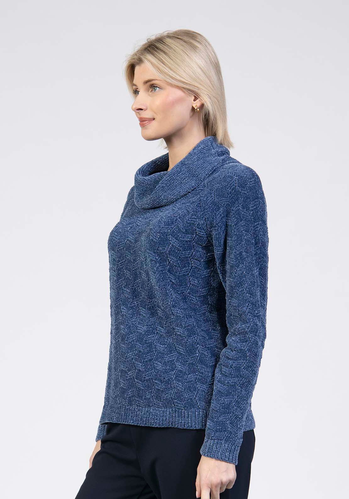 Chenille Sweater - Blue