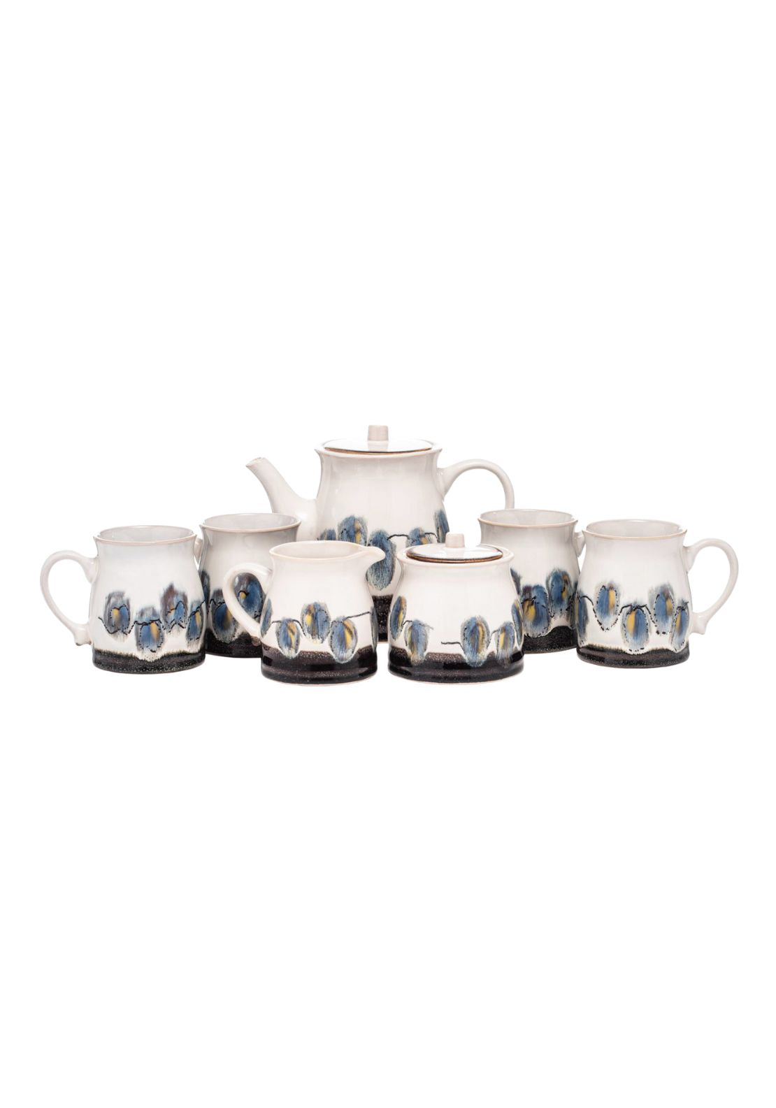 Newgrange Living Pottery Tea Set of 7 2 Shaws Department Stores