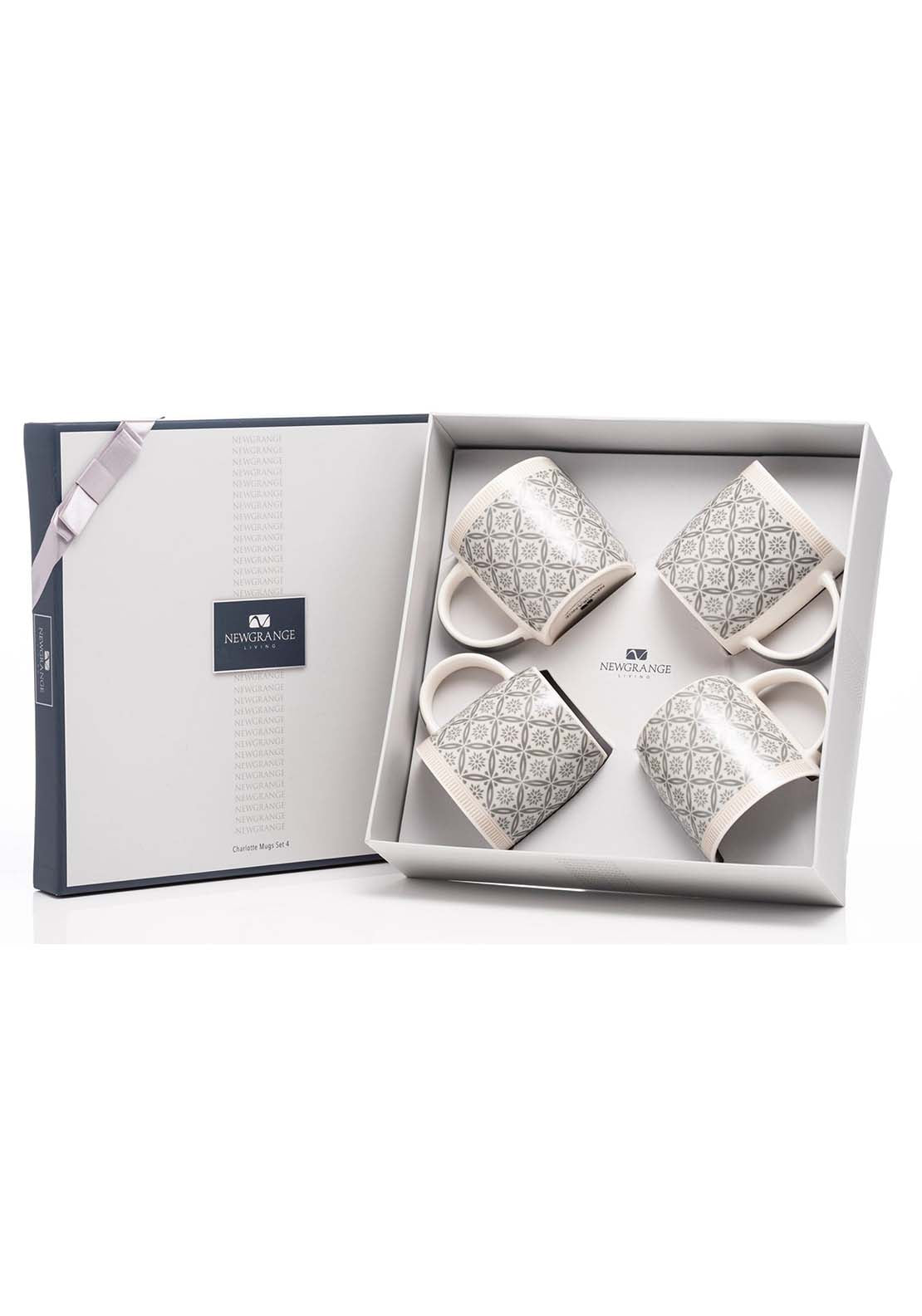 Newgrange Living Charlotte 4 Piece Bone China Mugs Set 1 Shaws Department Stores