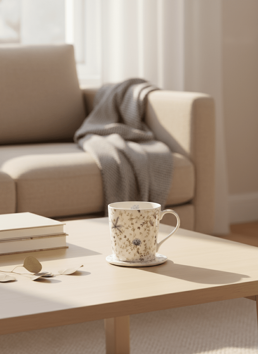 Newgrange Living Floral Mug &amp; Coaster Set - Floral 3 Shaws Department Stores