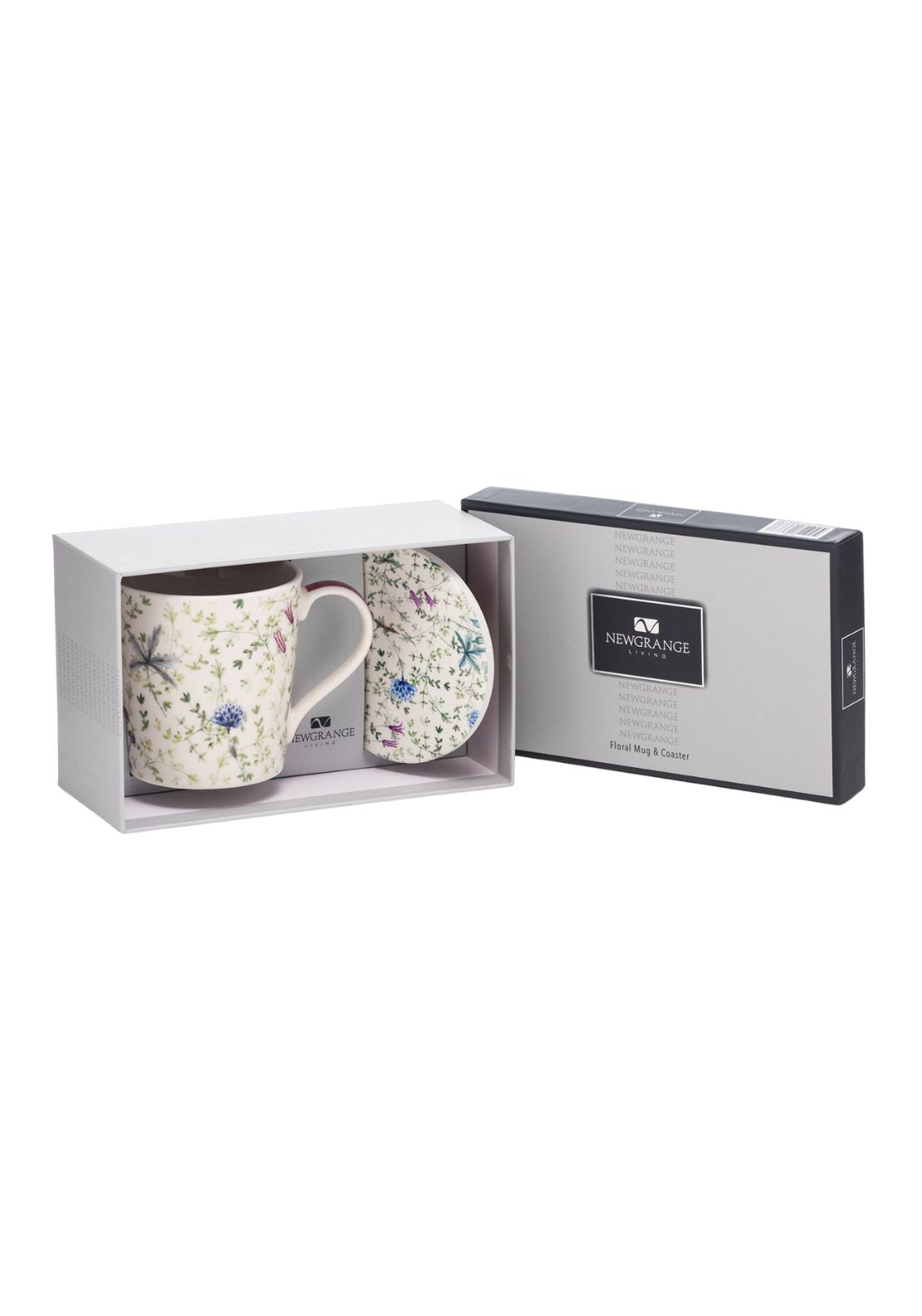 Newgrange Living Floral Mug &amp; Coaster Set - Floral 2 Shaws Department Stores