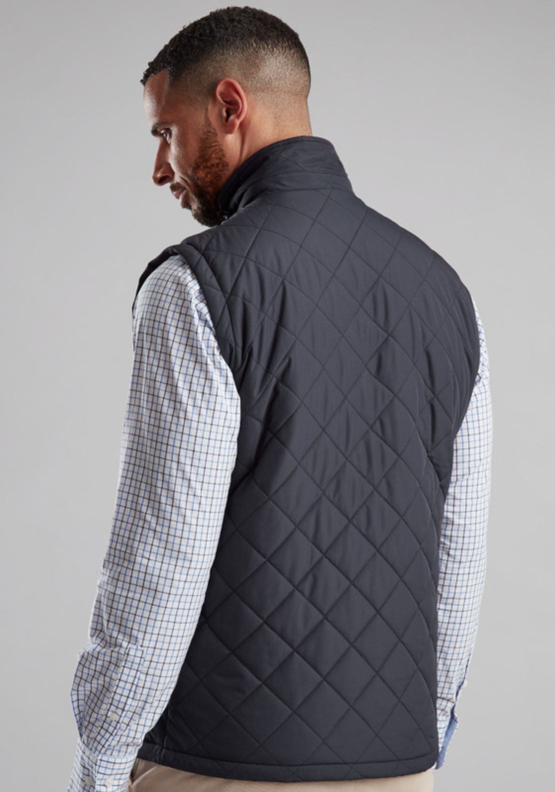 Vedoneire Heritage Quilted Gilet - Blue 2 Shaws Department Stores