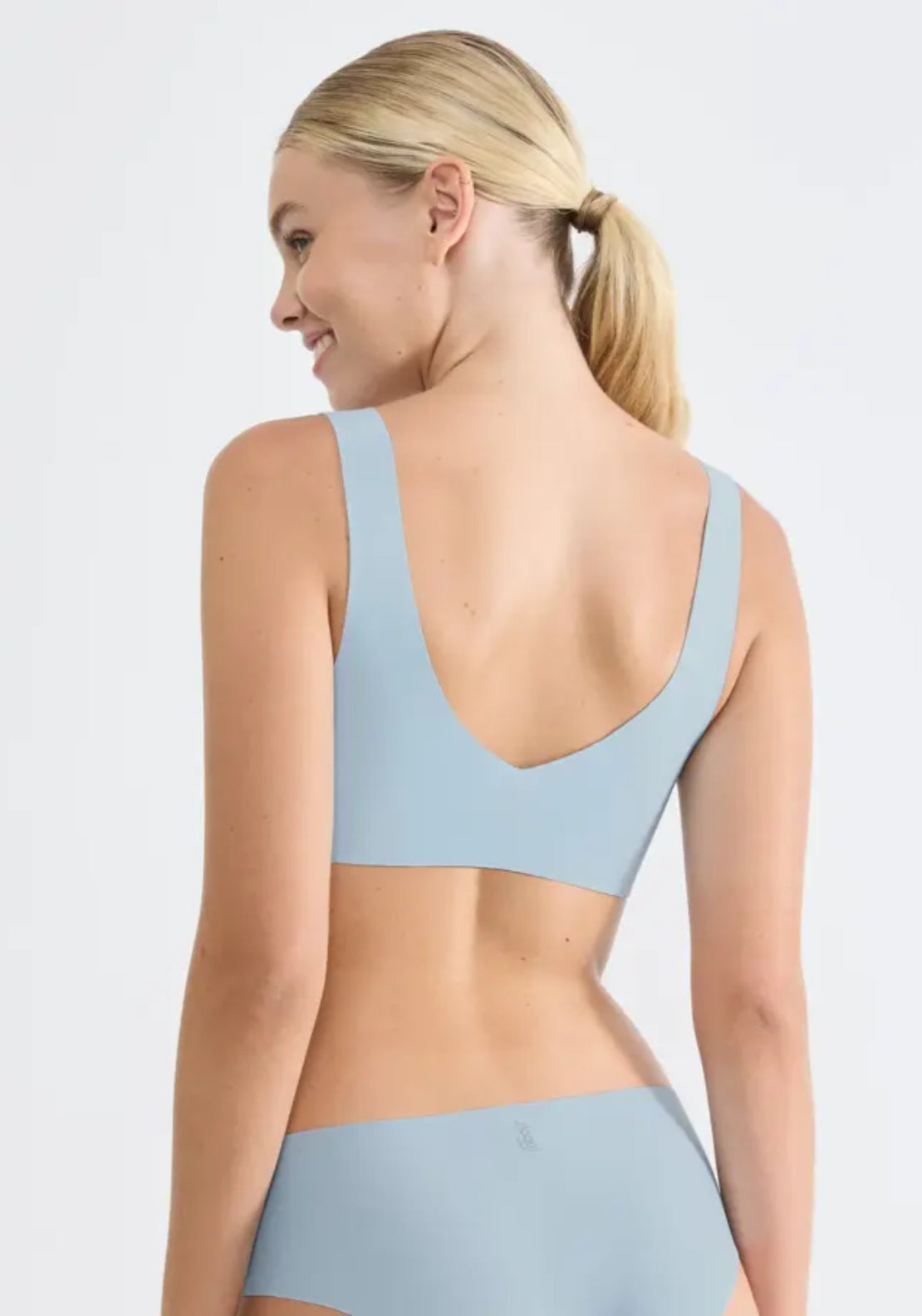 Sloggi Zero Feel Bralette - Blue 2 Shaws Department Stores
