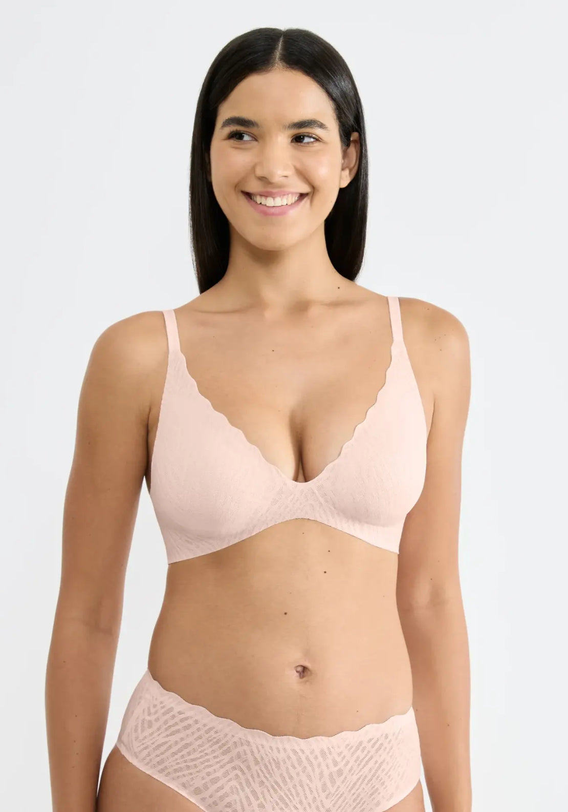 Sloggi Zero Feel Bliss Bra - Puff Pink 1 Shaws Department Stores