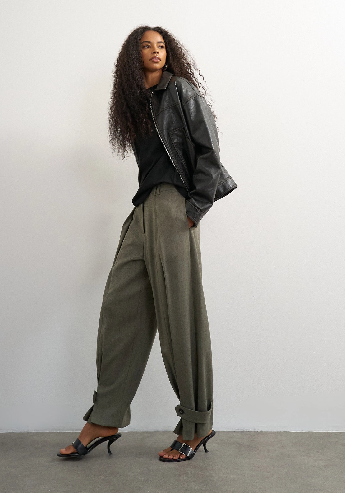 Tulla Tailored Trousers - Grey
