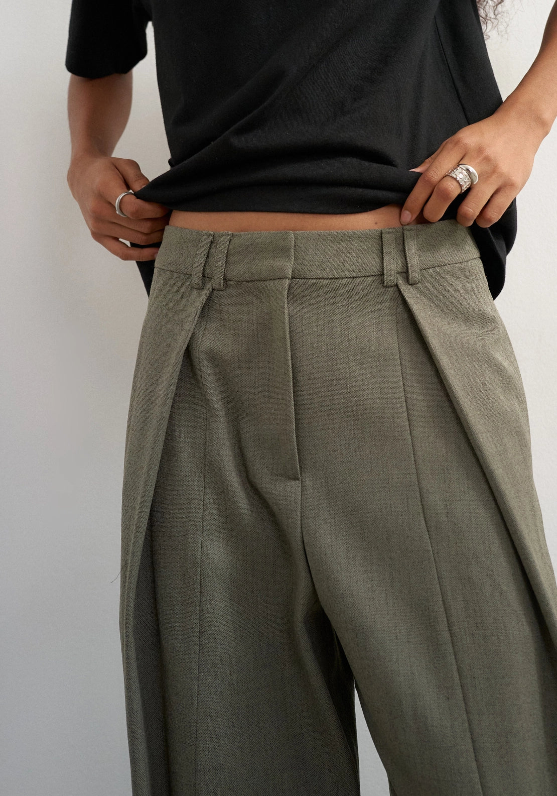 Tulla Tailored Trousers - Grey