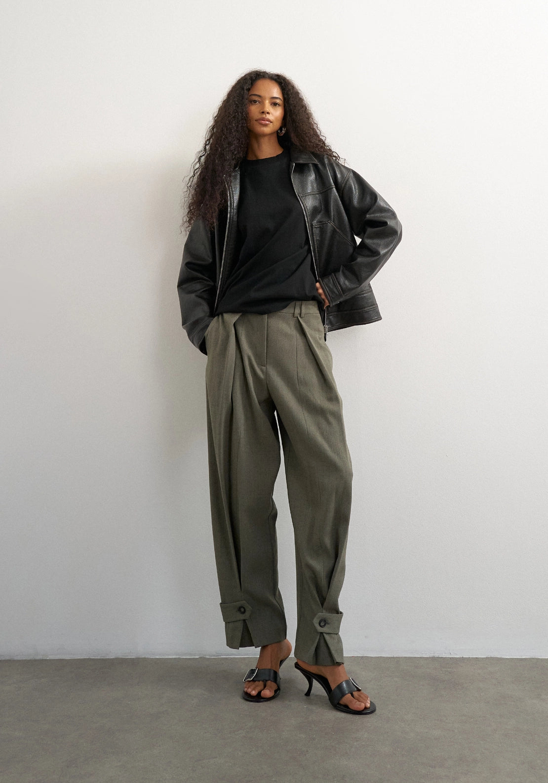 Tulla Tailored Trousers - Grey