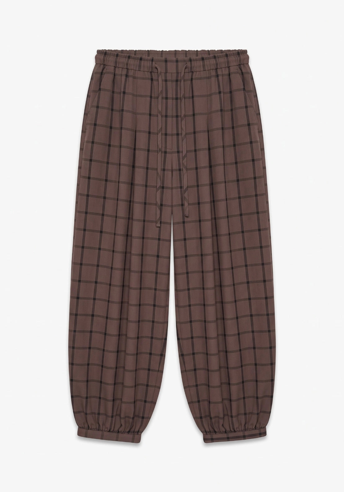 Aksa Balloon Trouser - Cocoa Brown