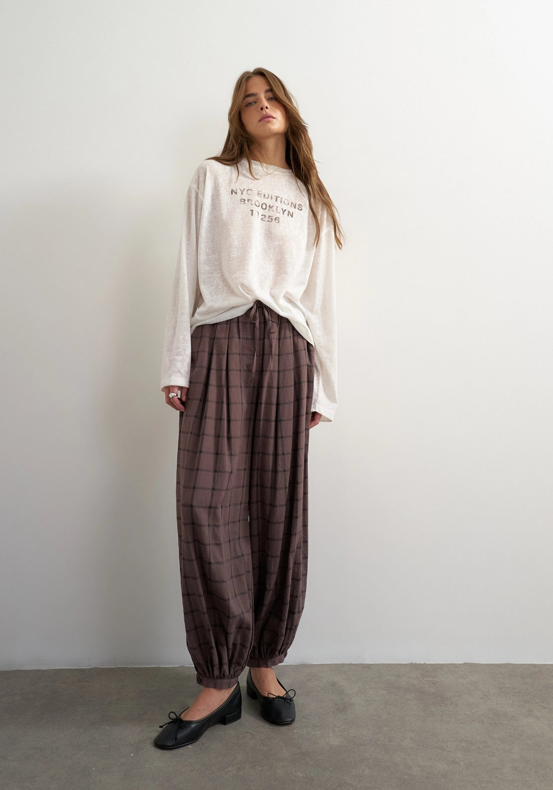 Aksa Balloon Trouser - Cocoa Brown
