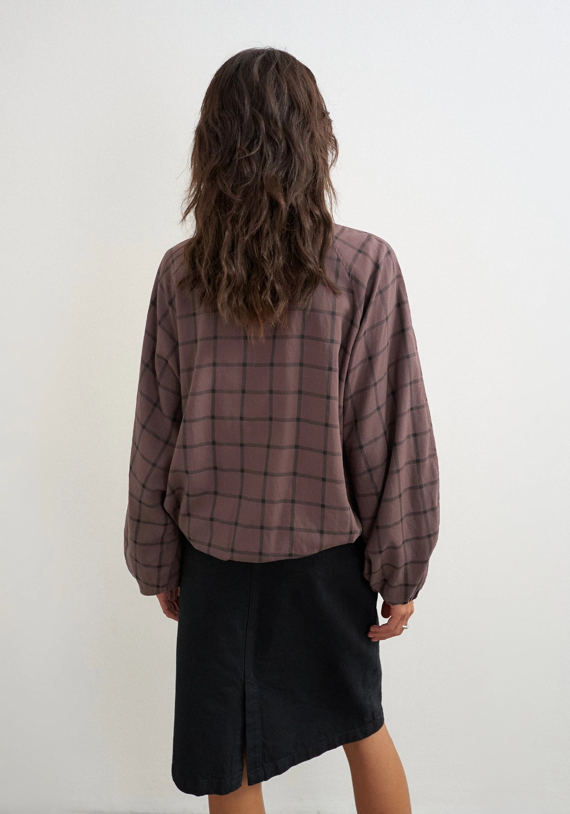 Bria Funnelneck Bomber Jacket - Clove