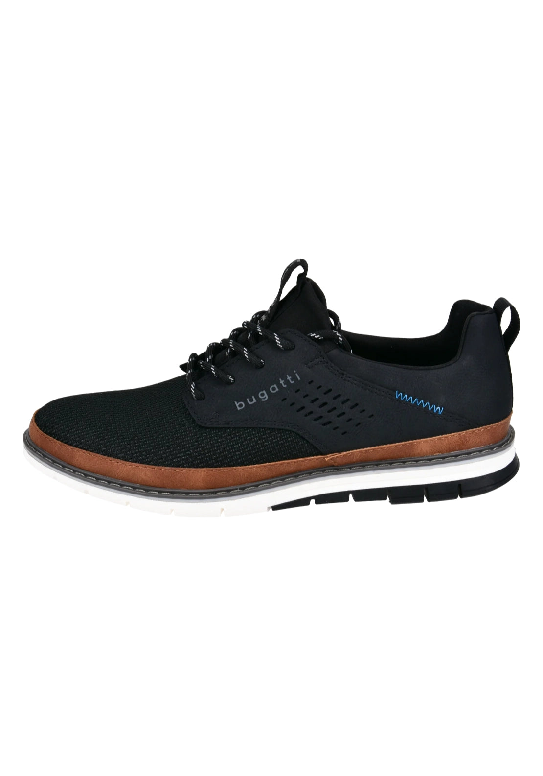 Bugatti Sandman Mens Shoe - Black 1 Shaws Department Stores