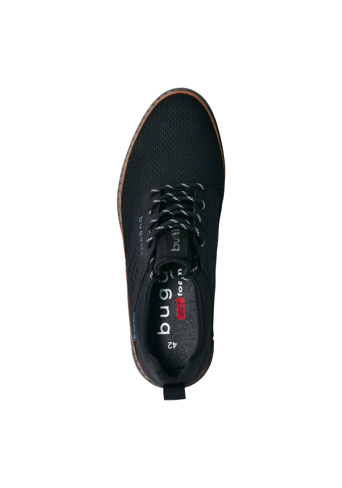 Bugatti Sandman Mens Shoe - Black 8 Shaws Department Stores