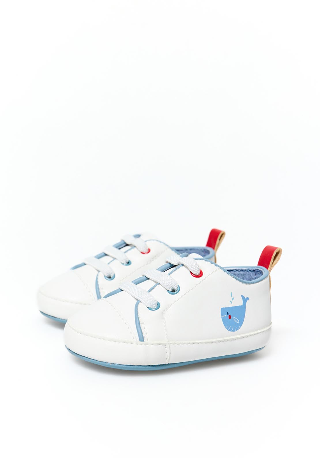Sfera Printed Pram Trainers - White 3 Shaws Department Stores