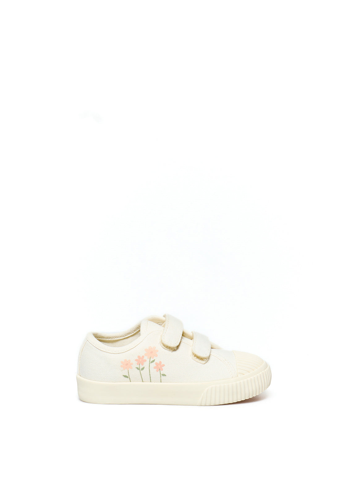 Sfera Floral-print trainers - Cream 4 Shaws Department Stores