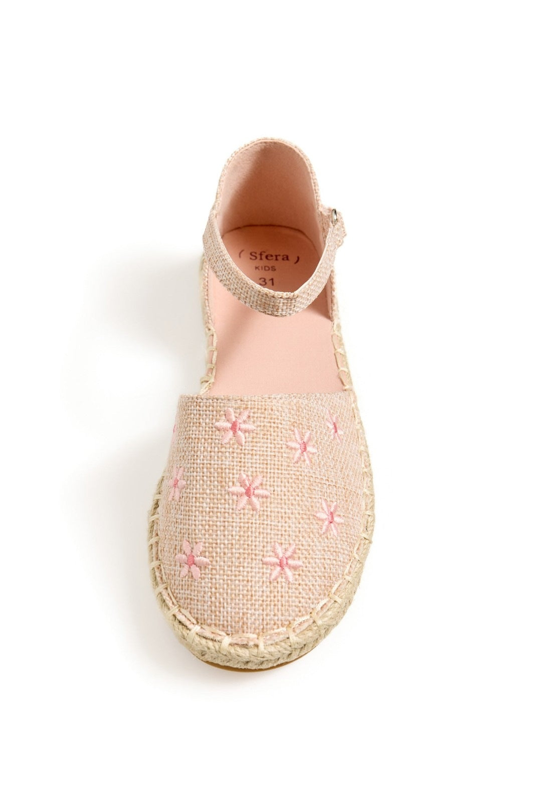 Sfera Embroidered espadrilles - Pink 4 Shaws Department Stores