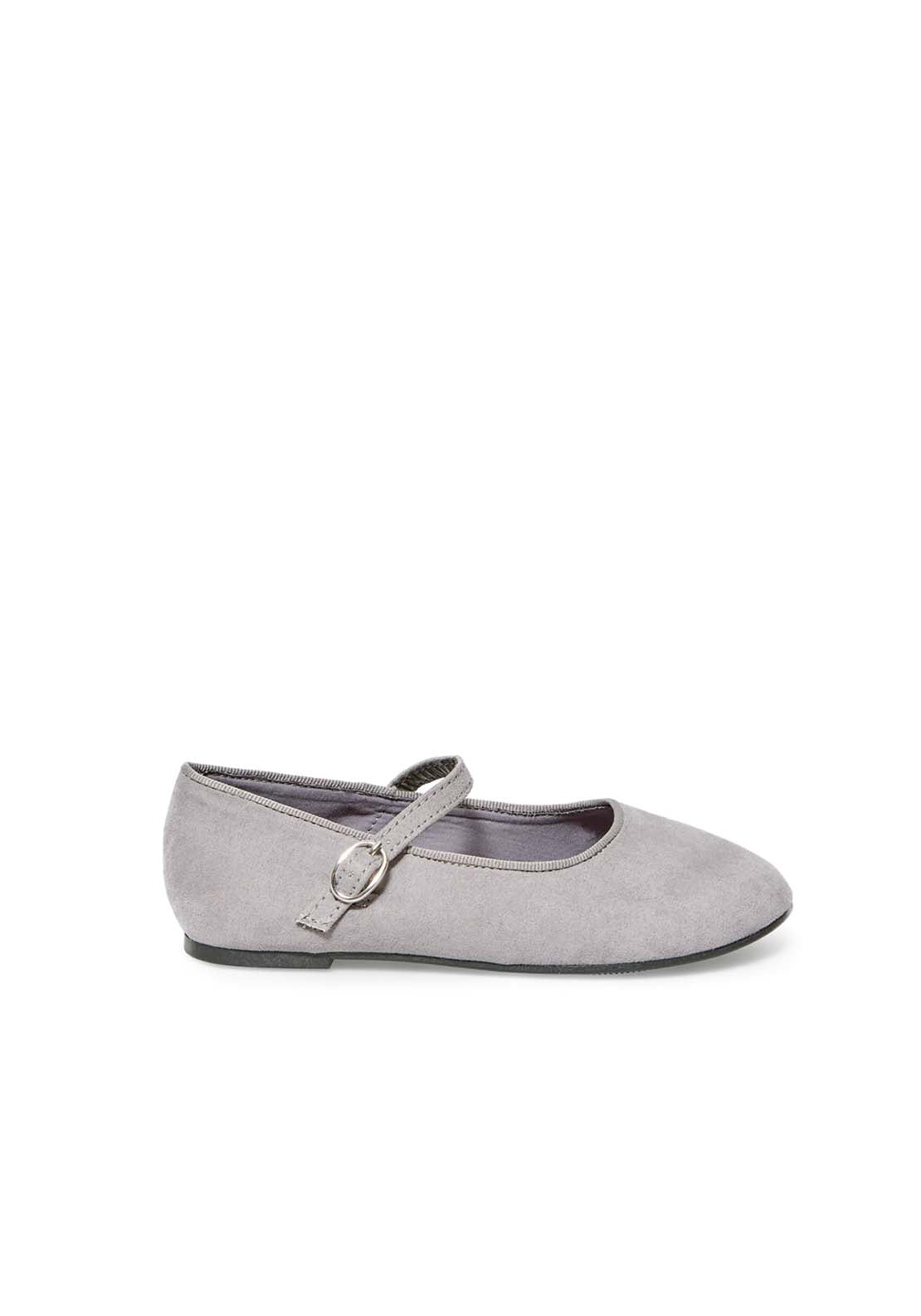Basic Mary Janes - Grey