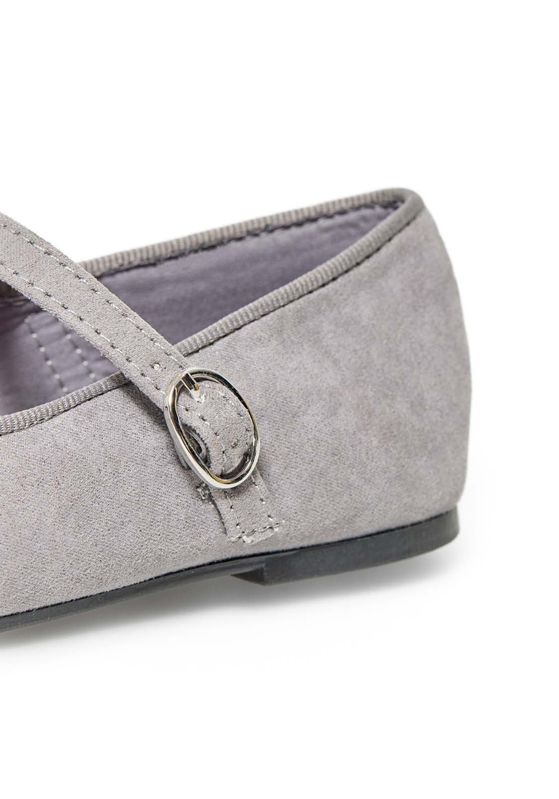 Basic Mary Janes - Grey