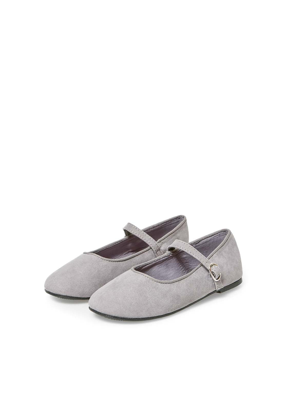 Mary Jane Shoes - Grey