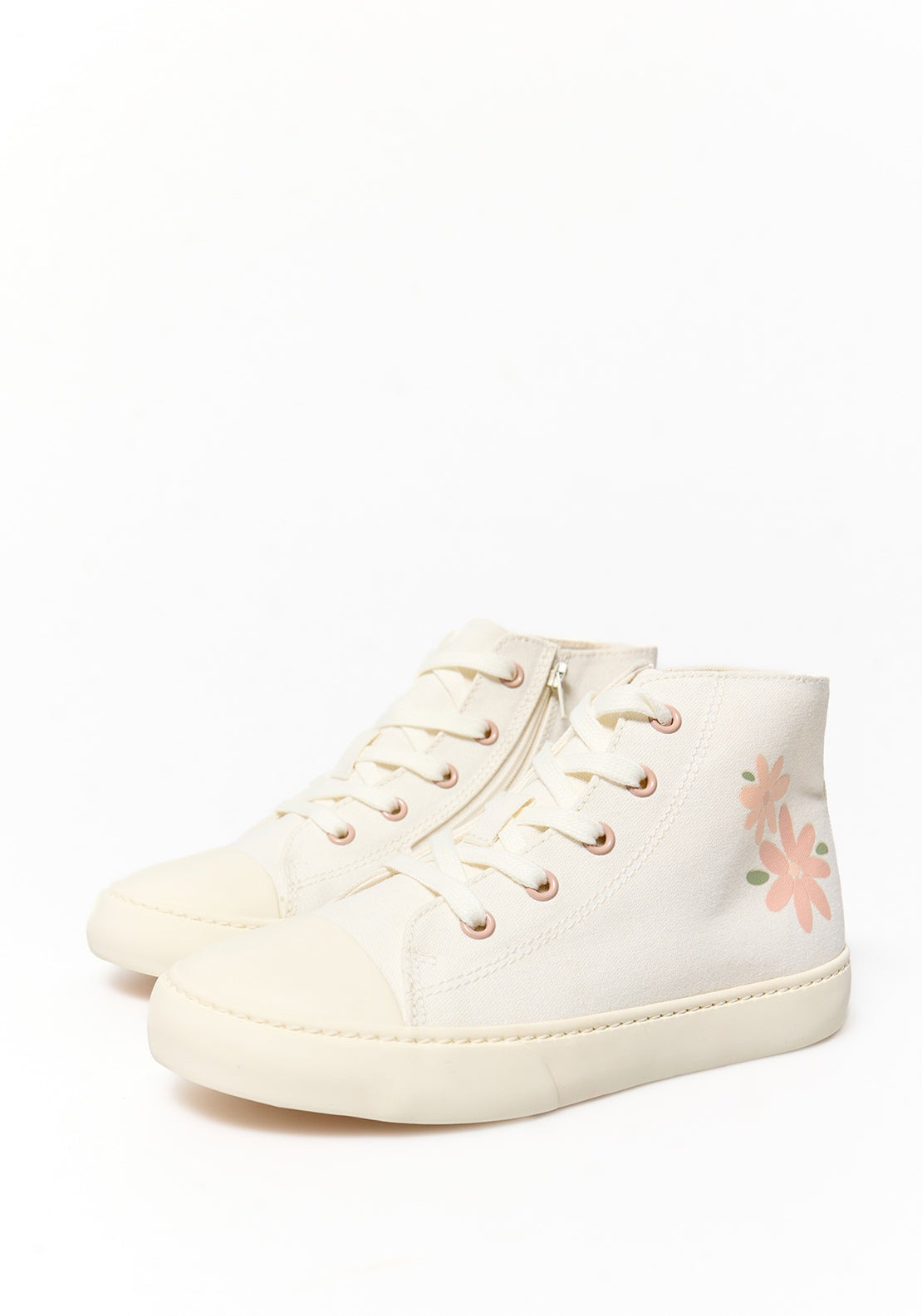 Sfera High-top trainers - Cream 4 Shaws Department Stores